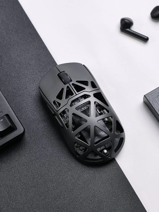 Mchose AX5 Pro Max Magnesium Alloy Wireless Mouse, schwarz, USB/Bluetooth