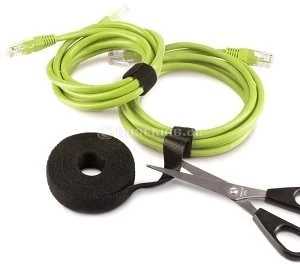 LABEL THE CABLE LTC Roll Strap Kabelbinder, 3m, schwarz