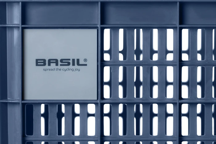 Basil Crate L Fahrradkorb bluestone