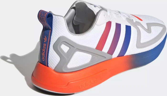 adidas ZX 2K Flux cloud white/core black/blue (Herren)