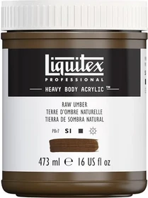 Liquitex Professional Heavy Body Acrylic raw umber, 473ml