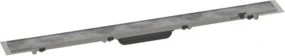 Hansgrohe RainDrain Rock Abdeckung für Duschrinne, edelstahl