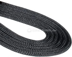 BitFenix 3-Pin Verlängerung, sleeved, 90cm, schwarz