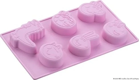 Dr. Oetker Peppa & Freunde Silikon Motivbackform 17.5x29cm