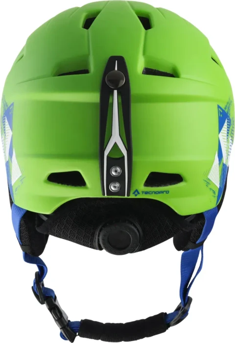 TecnoPro Pulse JR HS-016 Helm grün/blau/schwarz (Junior)