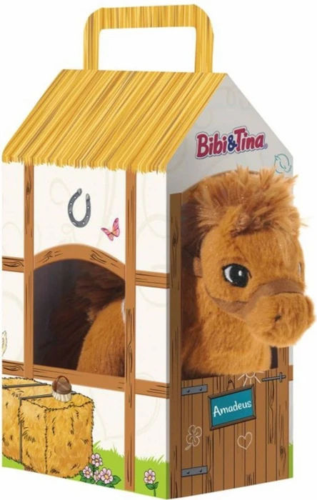 Heunec Bibi & Tina Pferd Amadeus stehend im Stall 30cm