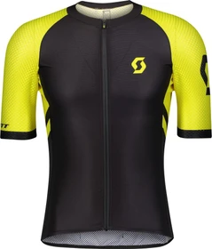 Scott RC Premium Climber Trikot kurzarm black/sulphur yellow (Herren)