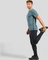 Odlo Zeroweight Engineered Chill-Tec Laufshirt kurzarm provincial blue melange (Herren) Vorschaubild