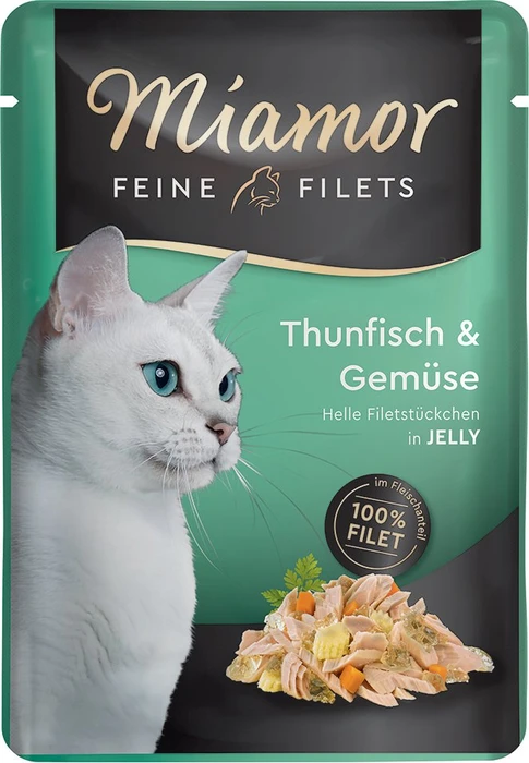 Finnern Miamor Feine Filets Thunfisch und Krebsfleisch, 600g (6x 100g)