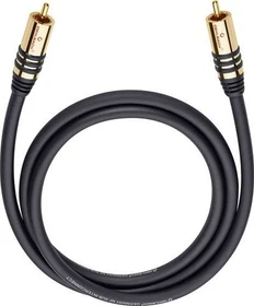 Oehlbach NF Sub 1000 Subwoofer Cinch Kabel schwarz 10m