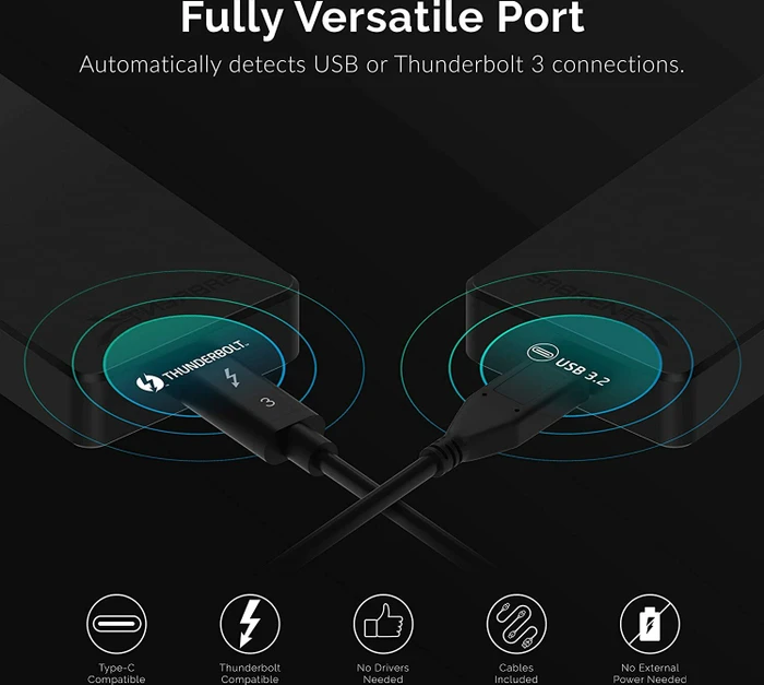 Sabrent Rocket XTRM Q, 8TB, Thunderbolt 3 / USB-C 3.1