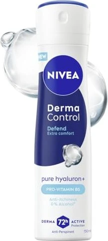 Nivea Anti-Transpirant Derma Dry Control Defend Deodorant Spray, 150ml