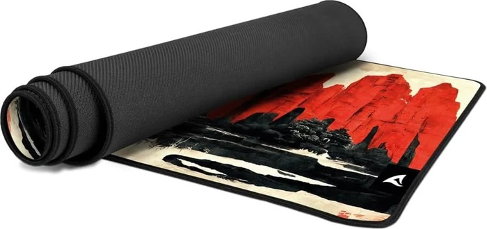Sharkoon Skiller SGP30 XXL D3, Gaming Mouse Mat, gelb/rot/schwarz
