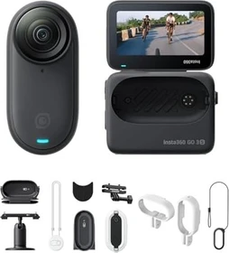 Insta360 Go 3S Fahrrad-Multiview-Bundle 128GB schwarz