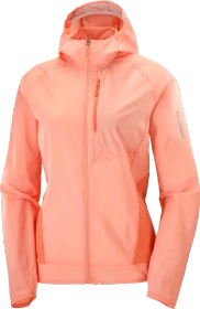 Salomon Bonatti Cross Wind Funktionsjacke peach amber/coral (Damen)