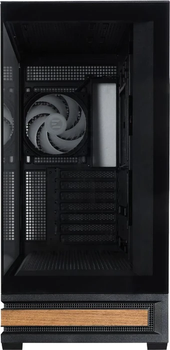 Zalman P40 NAMU Black, schwarz, Glasfenster