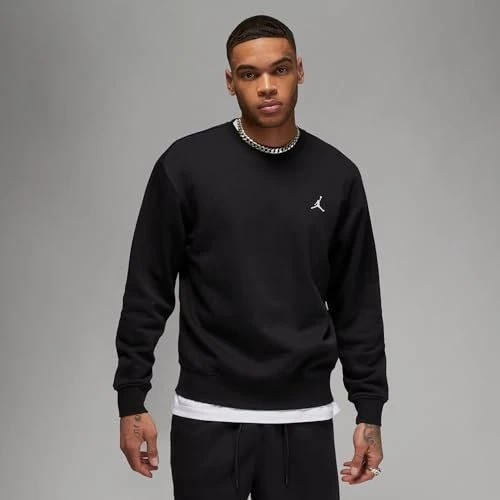 Nike Jordan Brooklyn Fleece Sweatshirt schwarz/weiß