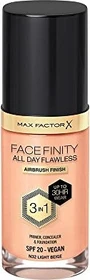 Max Factor Facefinity All Day Flawless Foundation N32 light beige LSF20, 30ml