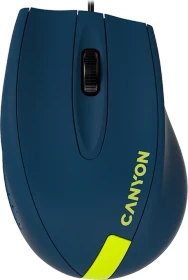 Canyon M-11 Wired Mouse, blau/gelb, USB
