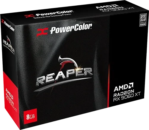 PowerColor Reaper Radeon RX 9060 XT, 8GB GDDR6, HDMI, 2x DP
