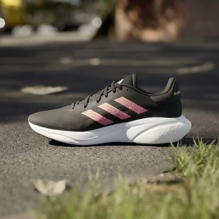 adidas Supernova 3 core black/pink fusion/lucid lemon (Damen)