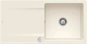 Villeroy & Boch Siluet Flat 980x490mm Einbau Becken reversibel mit Ablauffernbedienung crema