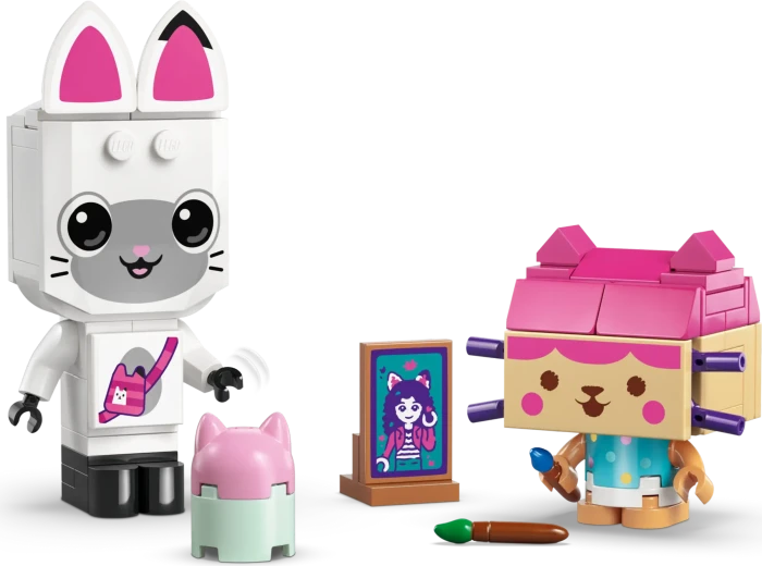 LEGO Gabbys Puppenhaus - Gabbys Katzenfreunde aus LEGO Steinen