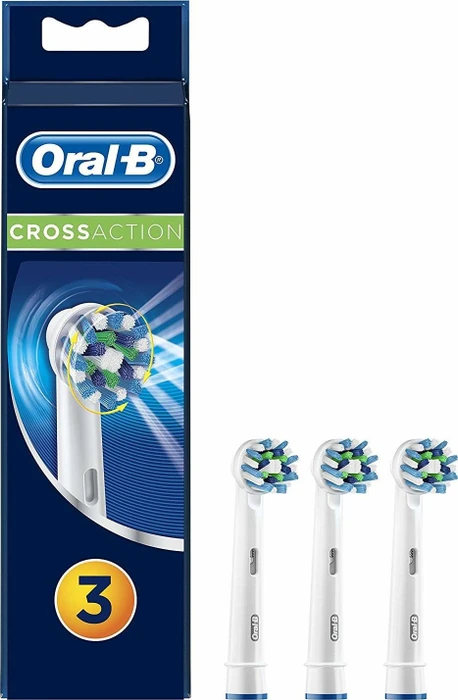 Oral-B CrossAction Ersatzbürste weiß, 3 Stück
