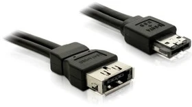DeLOCK Power Over eSATA [eSATAp] Verlängerungskabel 1m (84389)