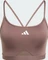 adidas Aeroreact Training 3-Streifen Sport-BH earth strata (Damen) Vorschaubild