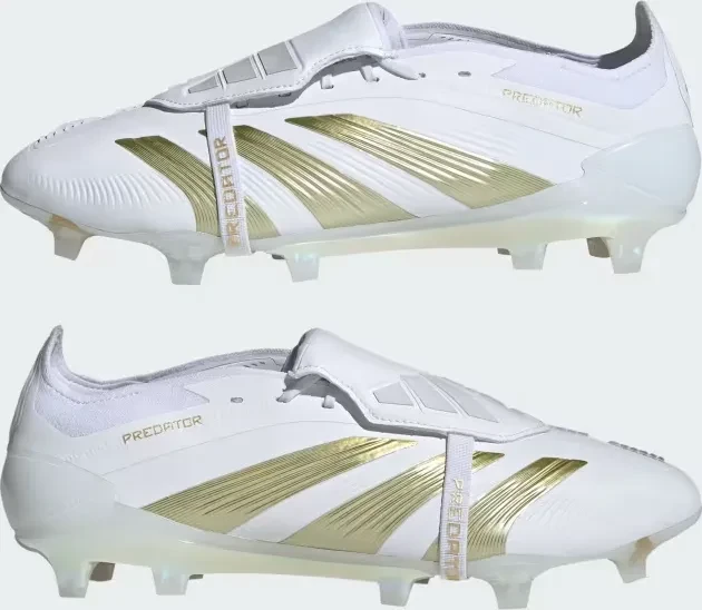 adidas Predator Elite Fold-Over Tongue FG cloud white/gold metallic
