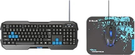 E-Blue Polygon Gaming Keyboard, schwarz, USB, UK