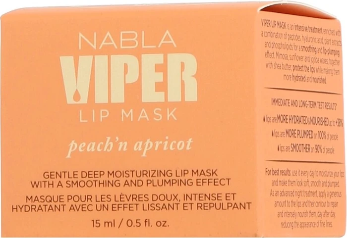 Nabla Viper Lip Mask peach'n apricot, 15ml