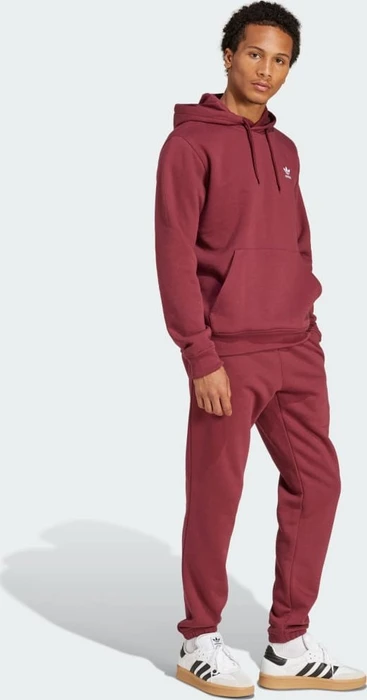 adidas Trefoil Essentials Hoodie shadow red (Herren)