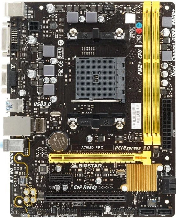 Biostar A70MD Pro (AMD FM2+)