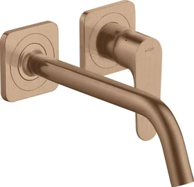 Hansgrohe Axor Citterio M Waschbeckenarmatur 227mm brushed red gold