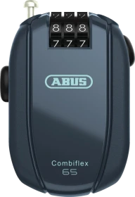 ABUS Combiflex StopOver 65 Kabelschloss, Zahlenkombination blau