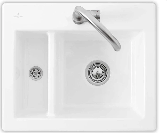 Villeroy & Boch Subway 620x510mm Einbau Becken reversibel weiß alpin