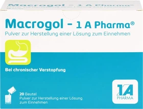 1A Pharma Macrogol Pulver Beutel, 20 Stück