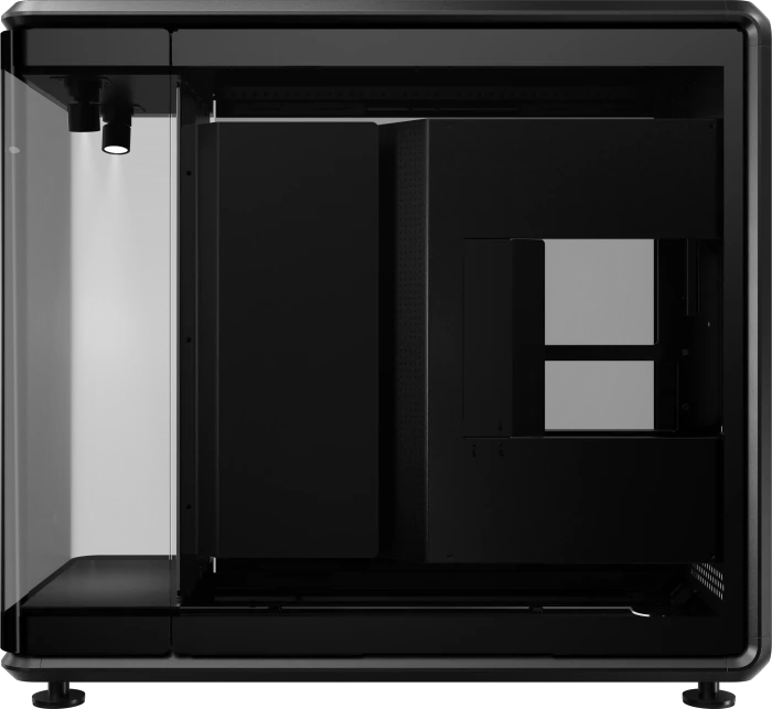 Cooler Master MasterFrame 360 Panorama, schwarz, Glasfenster