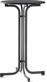 Sieger mecalit-Pro Stehtisch 70cm eisengrau/schieferdekor anthrazit