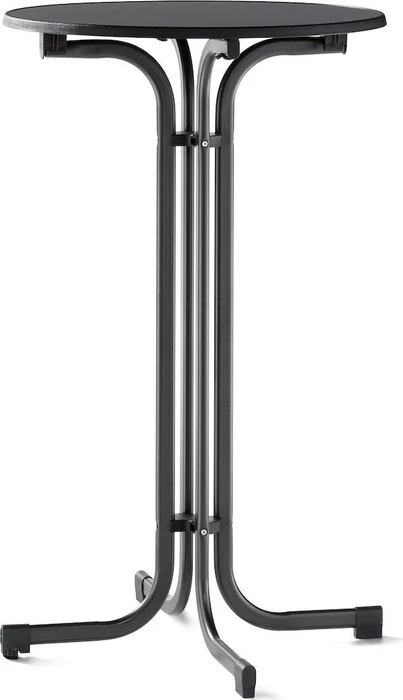 Sieger mecalit-Pro Stehtisch 70cm eisengrau/schieferdekor anthrazit