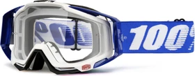 100% Racecraft Schutzbrille cobalt blue/clear lens