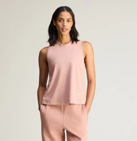 adidas by Stella McCartney Logo Funktionsshirt ärmellos brown mauve (Damen)
