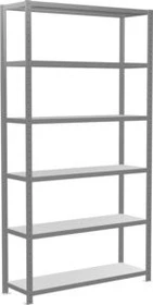 Schulte Lagertechnik Multiplus 250 Schwerlastregal 130x250x40cm verzinkt