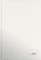Leitz WOW Notizbuch, A5, kariert, Hardcover, weiß, 80 Blatt (46281001)