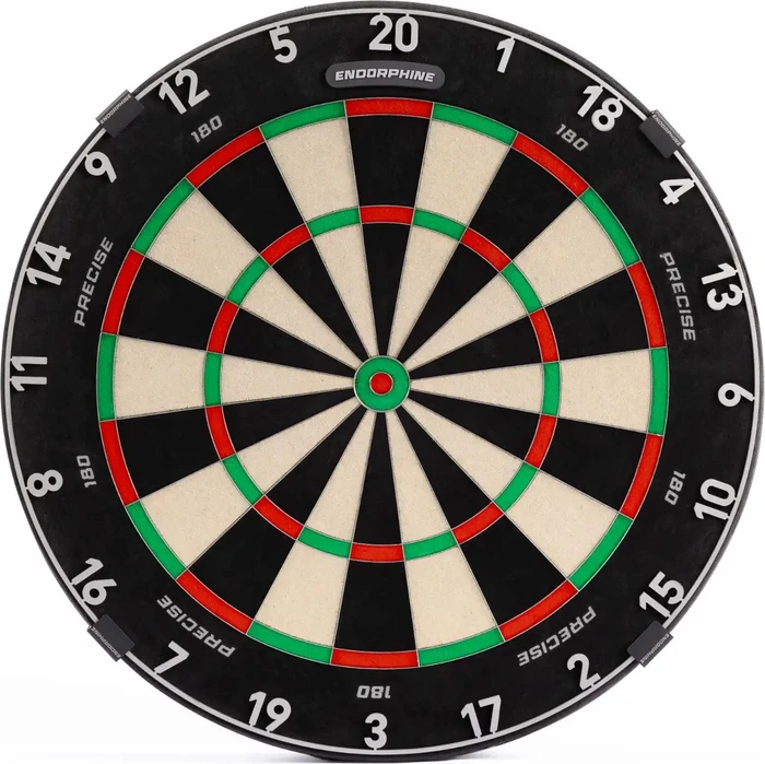 Precise 180 Endorphine Dartscheibe classic white