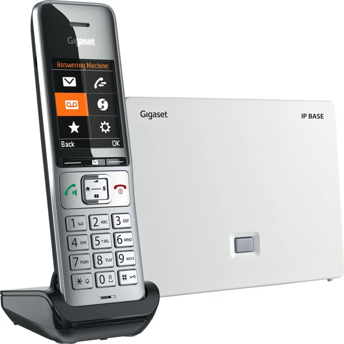 Gigaset Comfort 500A IP Base schwarz/silber