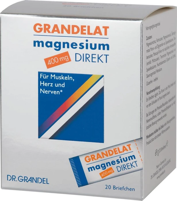 Dr. Grandel Grandelat Magnesium Direkt 400mg Pulver, 20 Stück