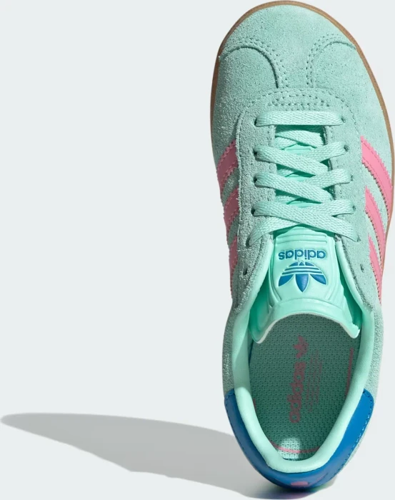 adidas Gazelle clear mint/bliss pink/bright blue (Junior)